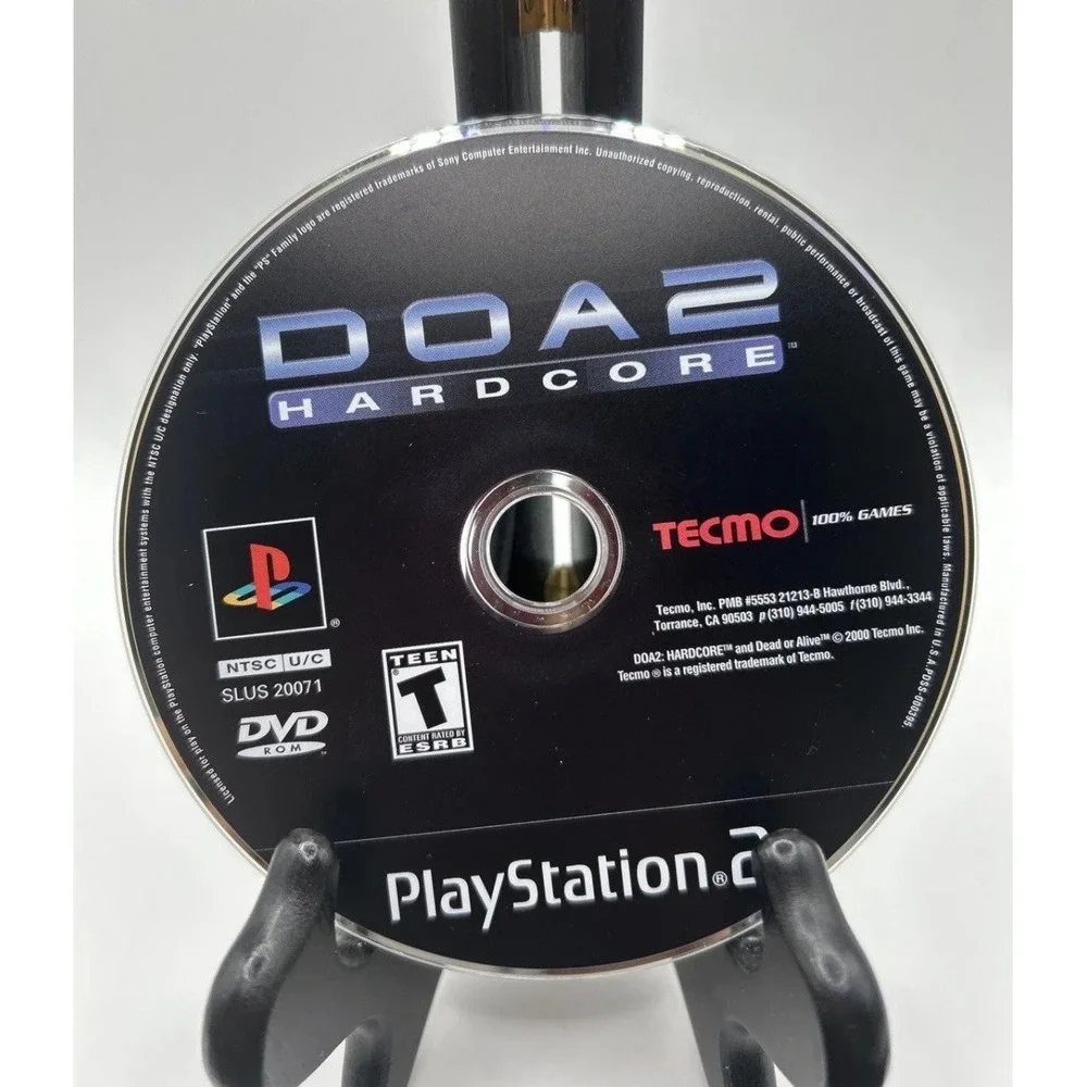 DOA2 Hardcore - Sony Playstation 2 Tested CIB